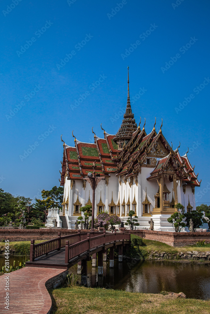 Temple in Ancient City, Bangkok, Thailand