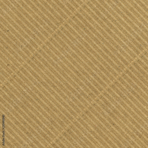 Close up of corrugated cardboard texture