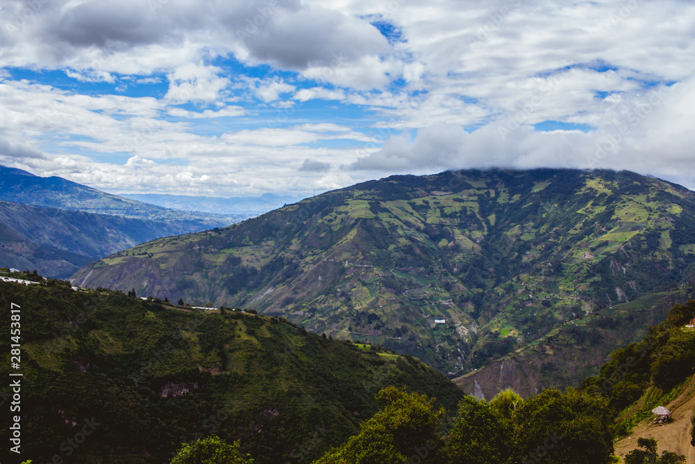 The view from the heights in Ecuador