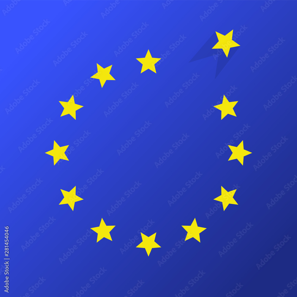 Brexit banner. Official separation of Great Britain Brexit banner. Official separation of Great Britain