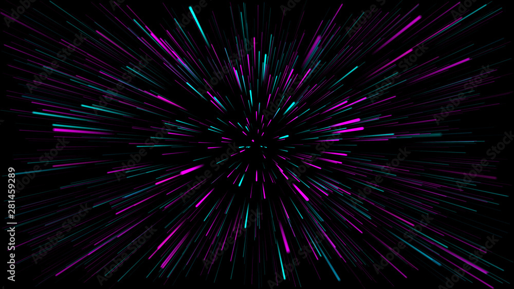 abstract lines of neon blue and pink colors on a dark background abstract lines of neon blue and pink colors on a dark background