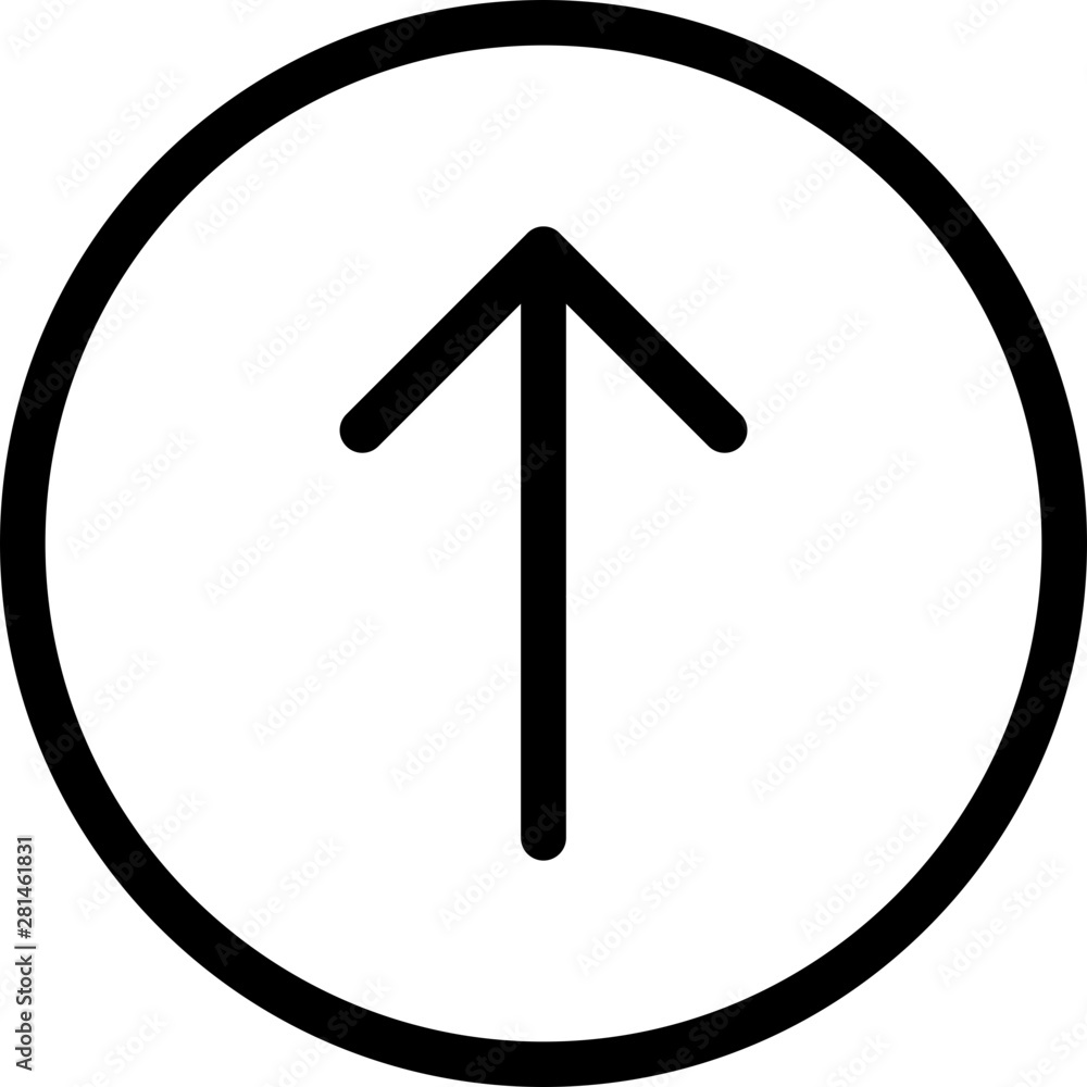 Upload up arrow and export indicator isolated on white background Upload up arrow and export indicator isolated on white background
