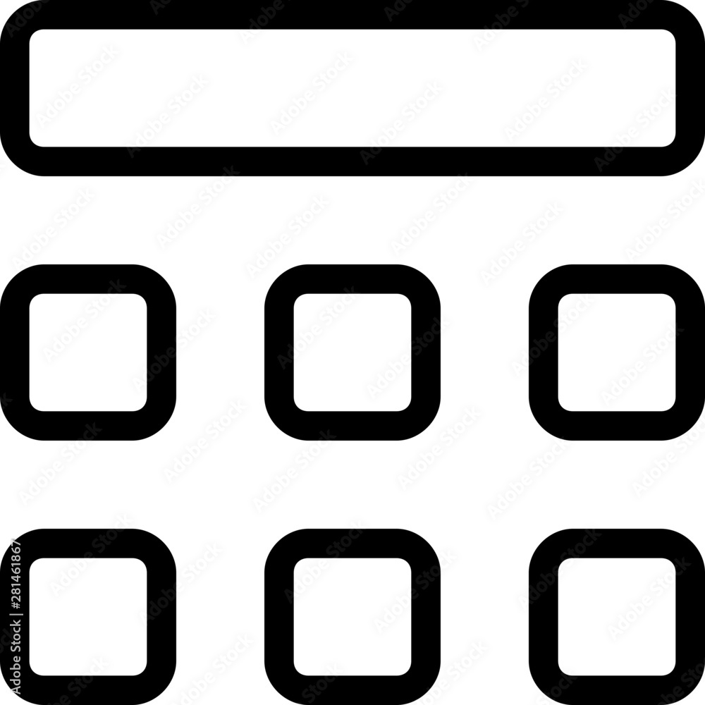Security passcode top bar template design layout Security passcode top bar template design layout