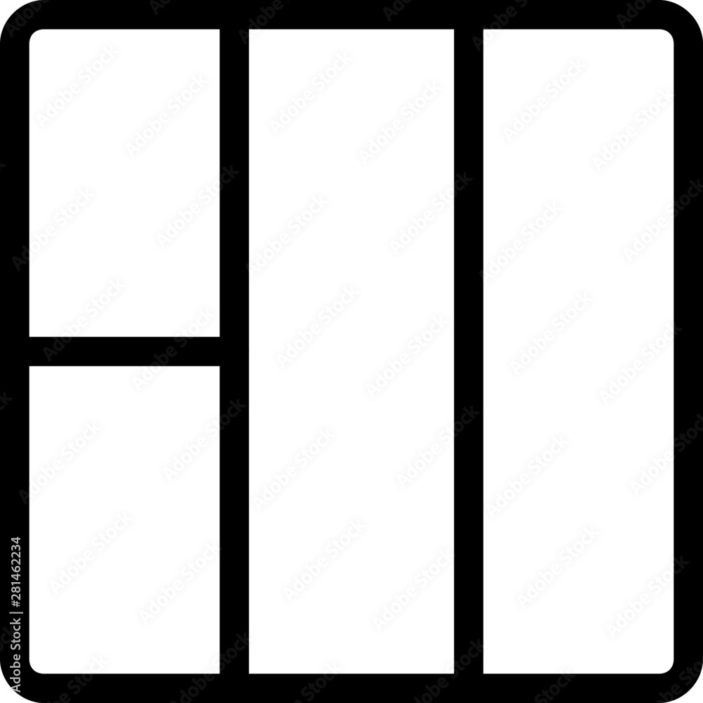 Right bar column with multiple split section Right bar column with multiple split section