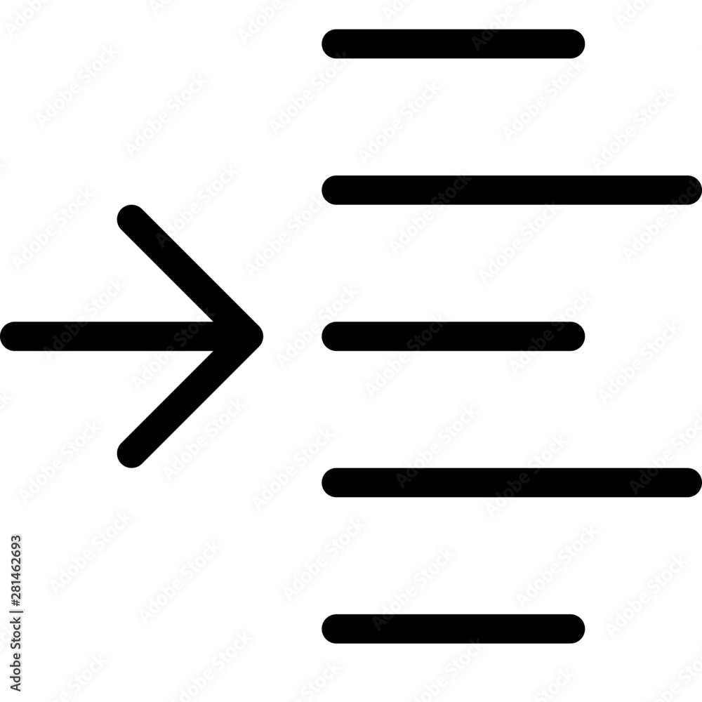 Indent left shift arrow-direction align format increase-margin paragraph Indent left shift arrow-direction align format increase-margin paragraph
