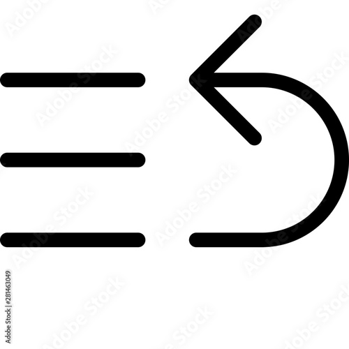 Sorting ascending order arrow list arrangement upward button