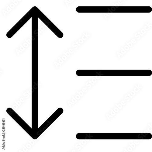 Text line spacing gap document-format alignment tool