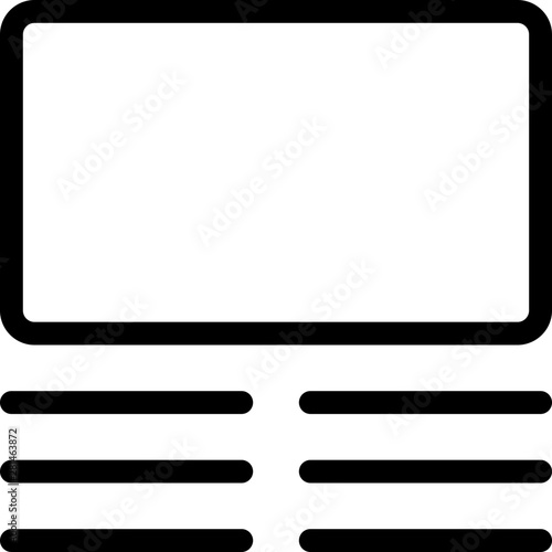 Multi paragraph page setup with text body layout template