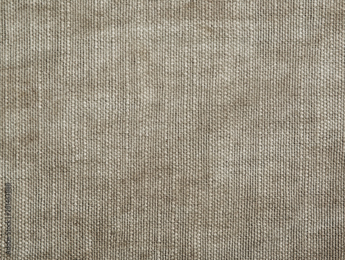Textured background of gray crumpled fabric 