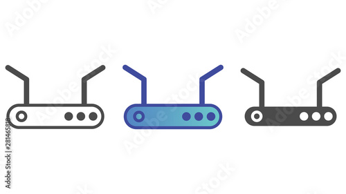 Router vector icon sign symbol
