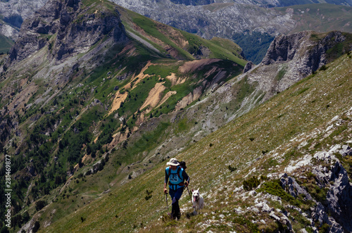 Man hiking