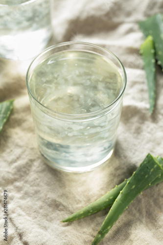 Raw Healthy Organic Aloe Vera Water