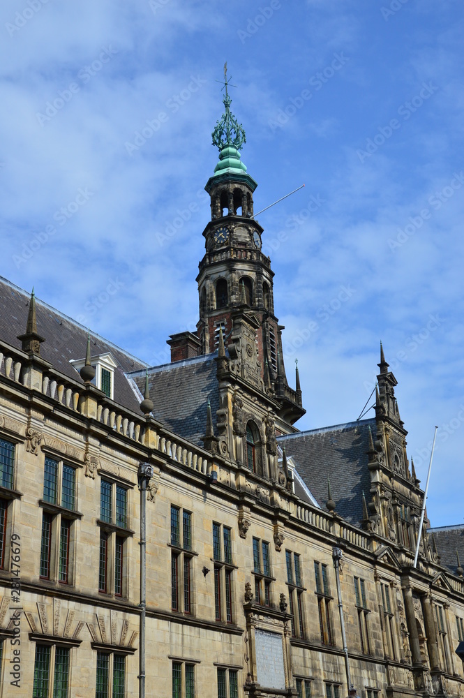 Rathaus in Leiden, Niederlande