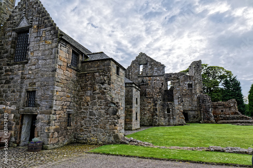 Aberdour Castle, Scotland, UK photo
