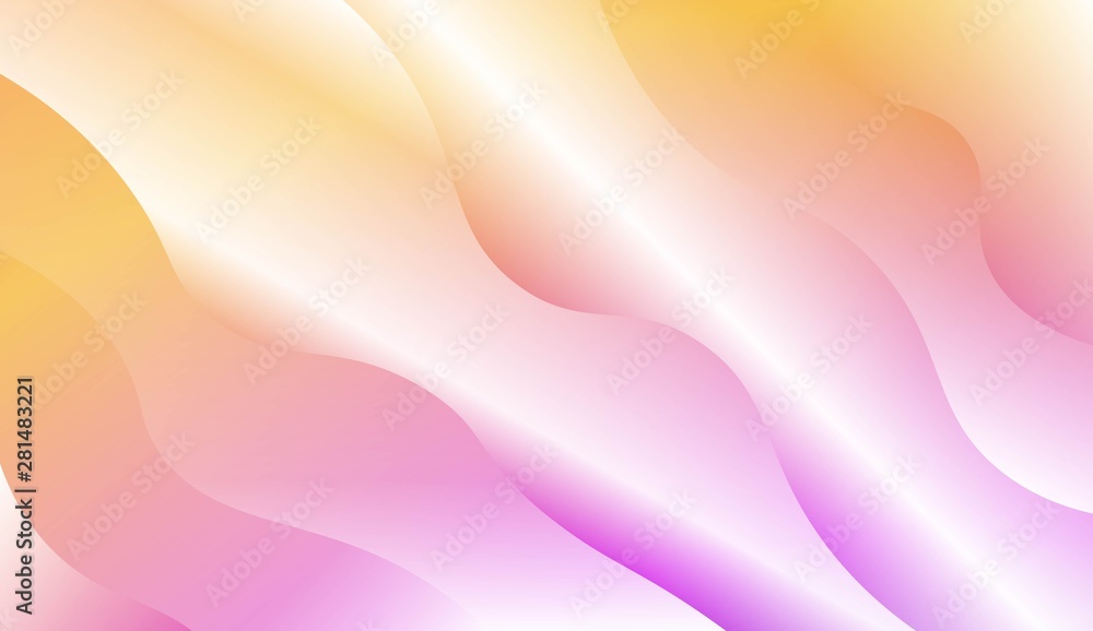 Modern Background With Dynamic Effect. For Futuristic Ad, Booklets. Vector Illustration with Color Gradient. Modern Background With Dynamic Effect. For Futuristic Ad, Booklets. Vector Illustration with Color Gradient.