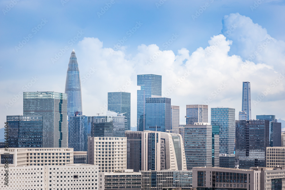 Fototapeta premium City Building, Nanshan District, Shenzhen, Guangdong, China