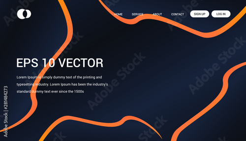  Abstract black and gold background 