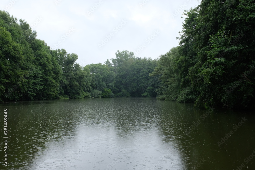 Obraz premium See im Regen