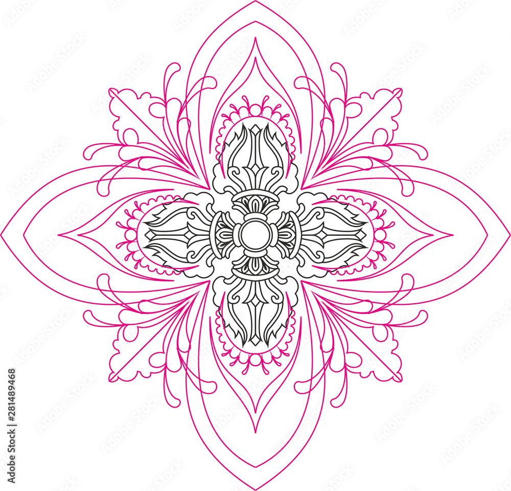 Mandala vajra ornament yoga meditation Mandala vajra ornament yoga meditation