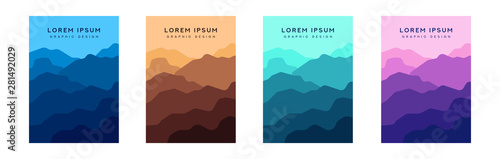 Design Background Minimal Cover. Cool Gradient for Banners, Placards, Posters, flyers etc.