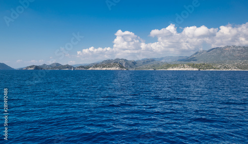 The coast of Mediterranean sea