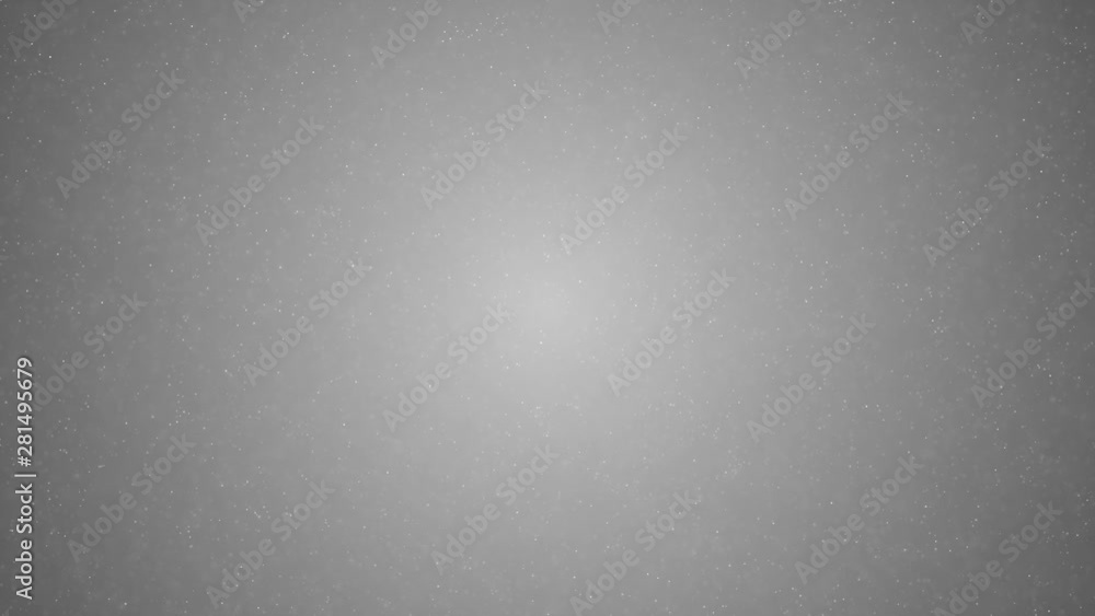 Flickering Particles, random motion of particles.On beatiful relaxing Background. Glittering Particles With Bokeh in volumetric light