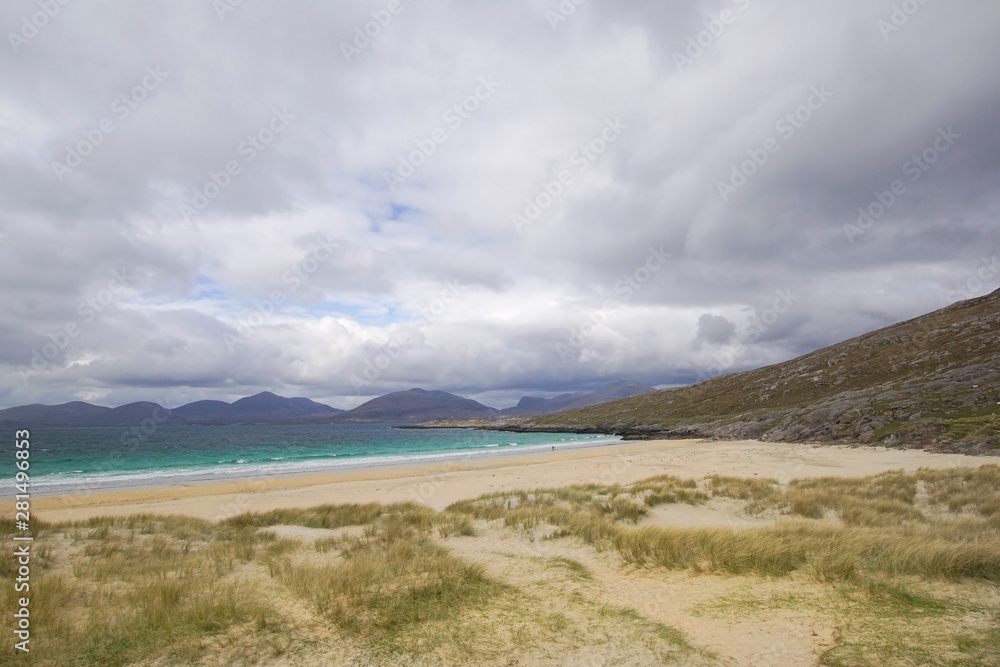 Luskentyre Beach auf der Isle of Lewis and Harris in Schottland Luskentyre Beach auf der Isle of Lewis and Harris in Schottland