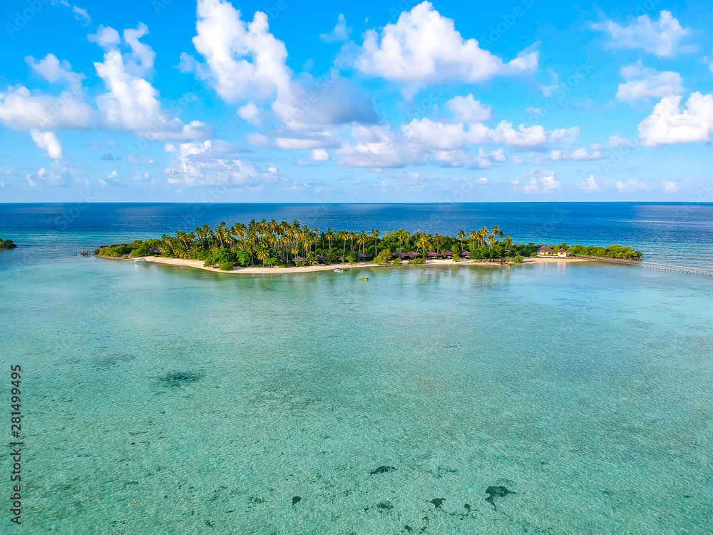 Fototapeta premium Nunukan Island Borneo and the Underwater World