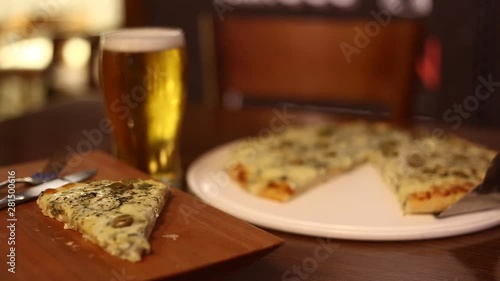 pizza and beer