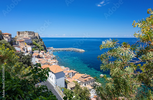 Fototapeta Naklejka Na Ścianę i Meble -  Scilla a town in Calabria, Italy, part of the Metropolitan City of Reggio Calabria. It is the traditional site of the sea monster Scylla of Greek mythology