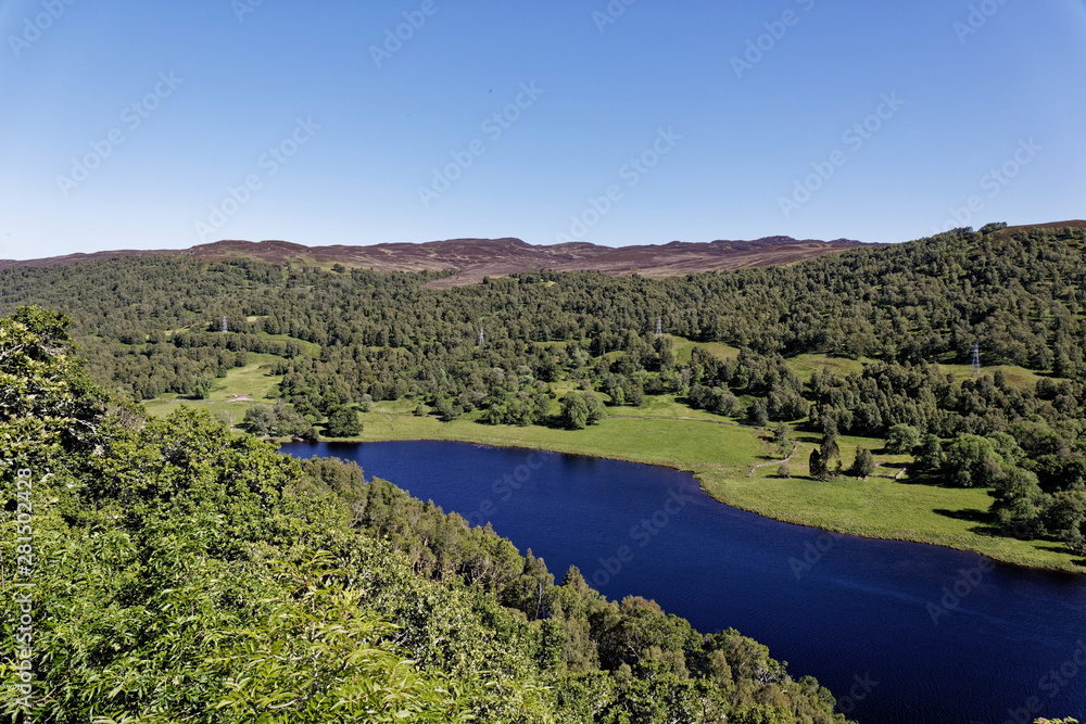 Queen's view on loch Tummel - Pitlochry, Scotland, United Kingdom Queen's view on loch Tummel - Pitlochry, Scotland, United Kingdom