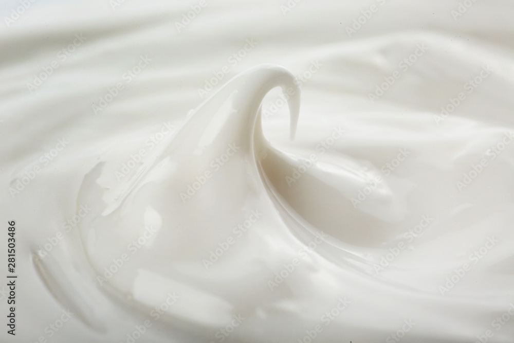Texture of cosmetic cream, closeup Texture of cosmetic cream, closeup