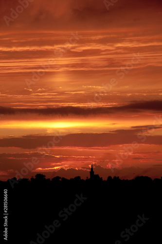 Zonsondergang Den Hoorn Texel (Sunset Den Hoorn Texel) © Rob