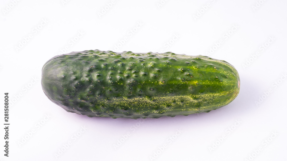 cucumber on white background cucumber on white background