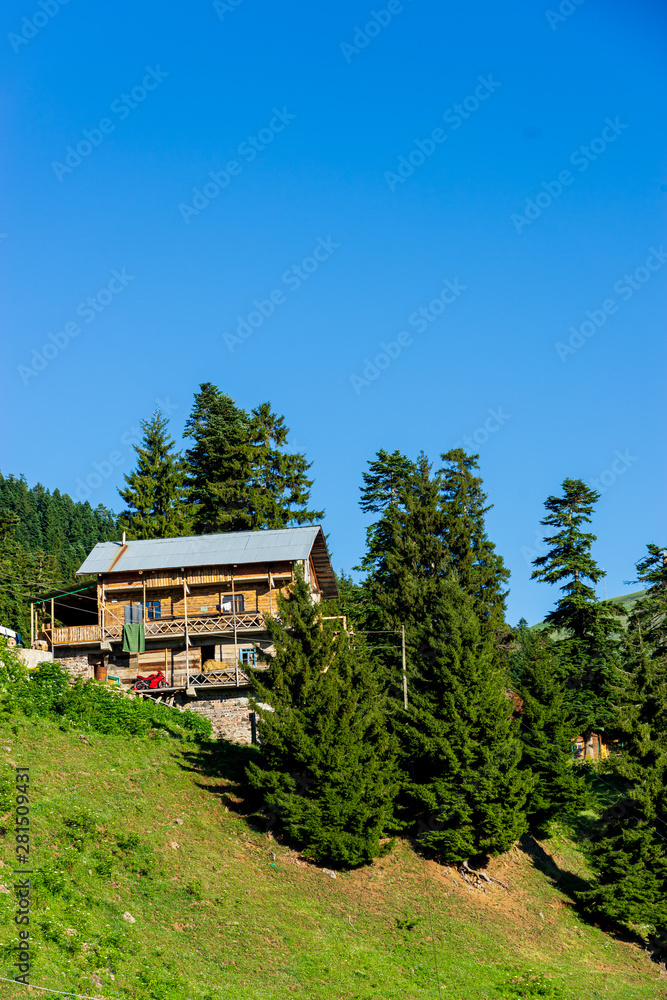 Summer Mountain Plateau Highland with Artvin - Turkey Summer Mountain Plateau Highland with Artvin - Turkey