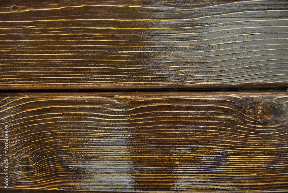 Fototapeta premium Texture from boards. Surface of wooden table. Design tables are made out of date.