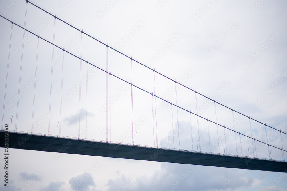 Part of Fatih Sultan Mehmet Bridge