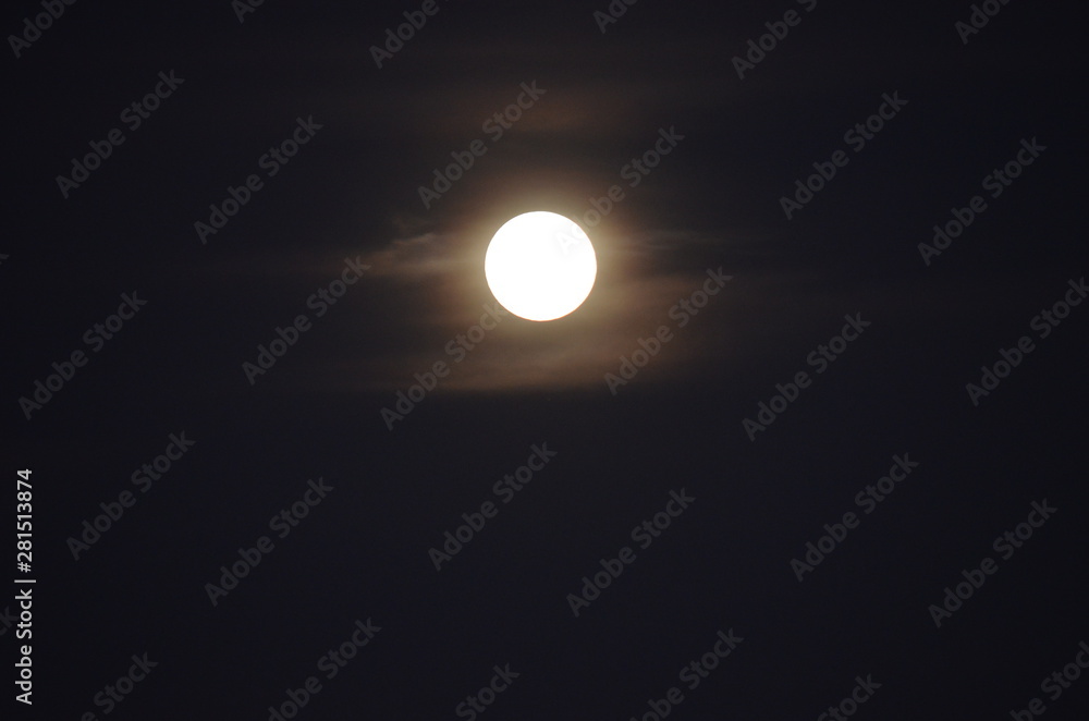 perfect view of the moon