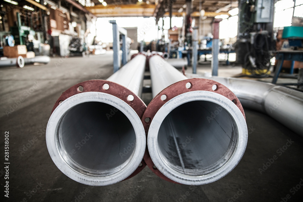Aluminum pipes in metal industry Aluminum pipes in metal industry