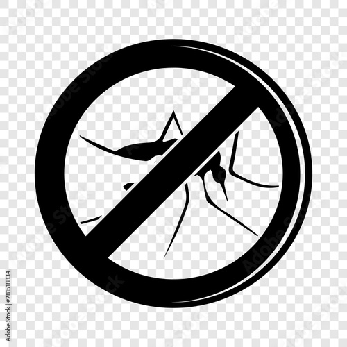 No mosquito icon. Simple illustration of no mosquito vector icon for web