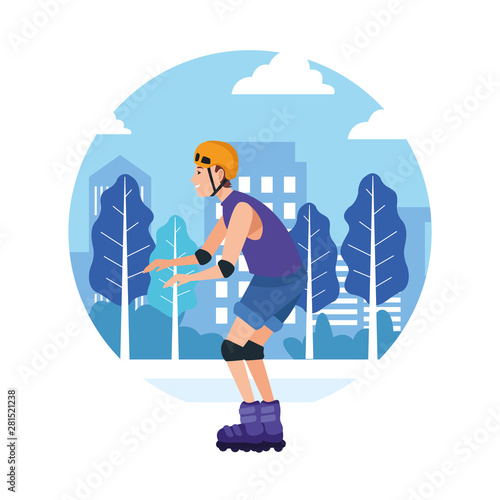 sport outdoor sportive activity cartoon