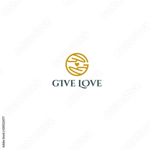 best original logo designs inspiration and concept for giving hope love charity by sbnotion 