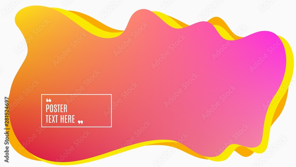 Blurred background. Geometric liquid shape. Abstract pink and yellow gradient design. Dynamic shape background. Landing page blurred cover. Composition template banner. Vector Blurred background. Geometric liquid shape. Abstract pink and yellow gradient design. Dynamic shape background. Landing page blurred cover. Composition template banner. Vector