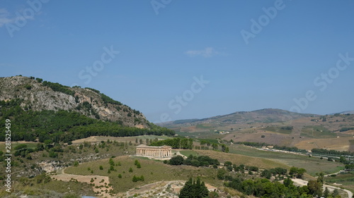 Segesta, Province of Trapani, Sicily. Segesta is one of the best preserved and beautiful of all the Greek archaeological sites in the Mediterranean. This is a doric temple, built before 430 BC.