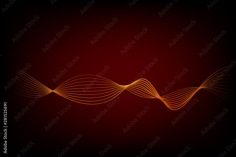 Simple Vector, Abstact Golden 8 Wave Line for Element Design of Certificate, Banner, Backdrop, Cover, etc at Black Simple Vector, Abstact Golden 8 Wave Line for Element Design of Certificate, Banner, Backdrop, Cover, etc at Black