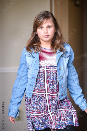 Child Model Standing