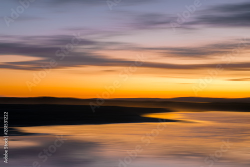 sunset over the sea © Stewart