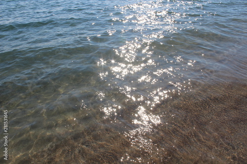 waves on the beach