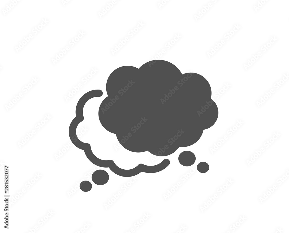 Chat sign. Comic speech bubble icon. Social media message symbol. Classic flat style. Simple speech bubble icon. Vector Chat sign. Comic speech bubble icon. Social media message symbol. Classic flat style. Simple speech bubble icon. Vector