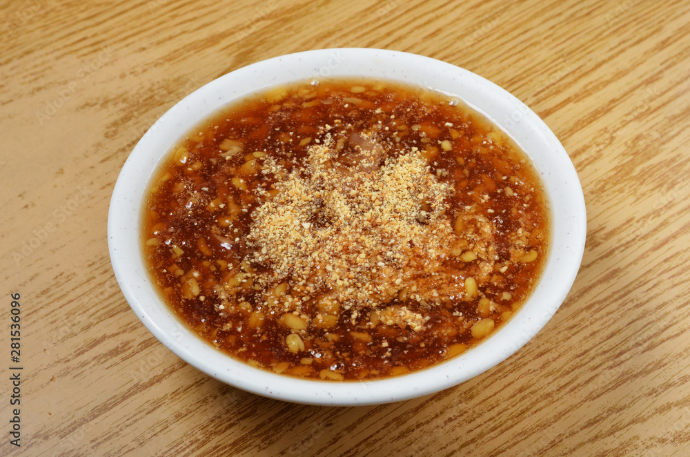 Taiwanese dessert, Sweet peeled mung bean soup,Lu-Do-Suan Taiwanese dessert, Sweet peeled mung bean soup,Lu-Do-Suan